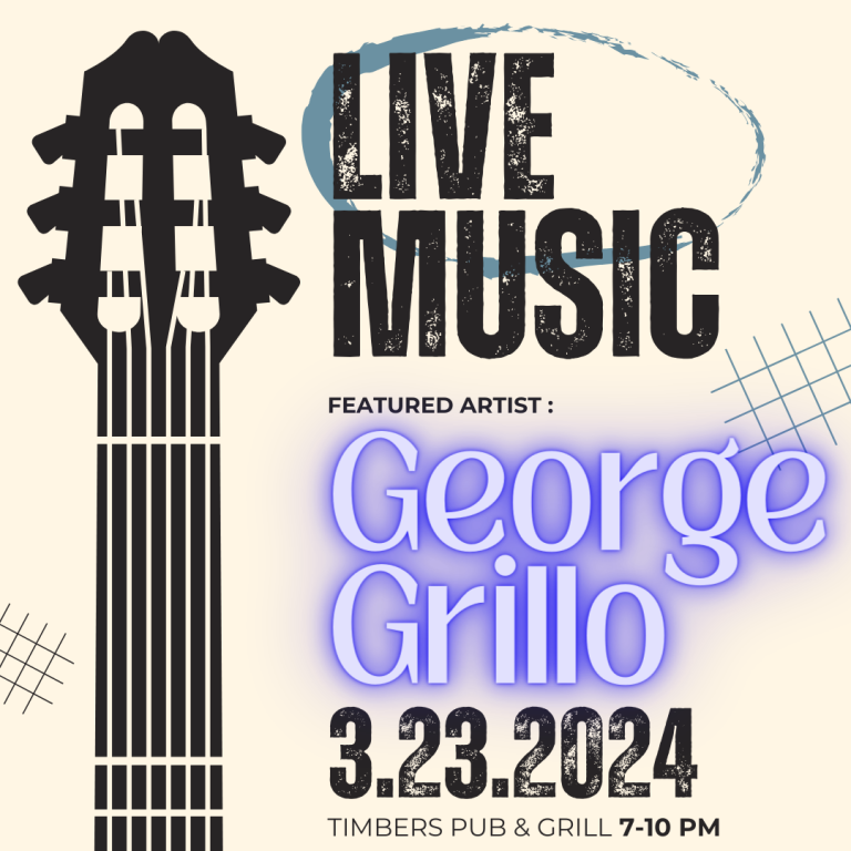 live music with george grillo 3/23/24