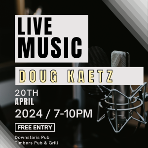 live music with doug kaetz 4/20/24