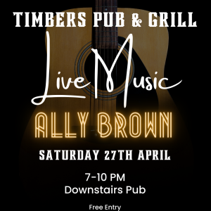 live music with ally brown 4/27/24