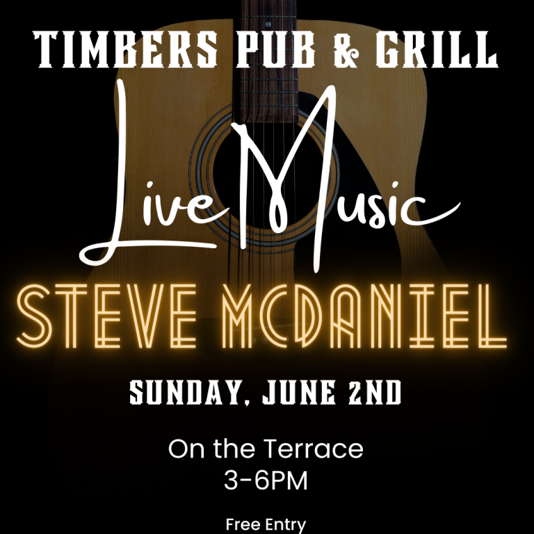 6/2 LIVE MUSIC ON THE TERRACE WITH STEVE MCDANIEL