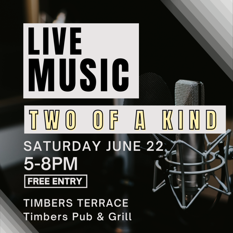 6/22 LIVE MUSIC WITH “TWO OF A KIND”