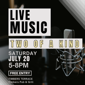 7/20 live music with two of a kind duo