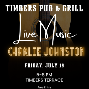 7/19 LIVE MUSIC WITH CHARLIE JOHNSTON