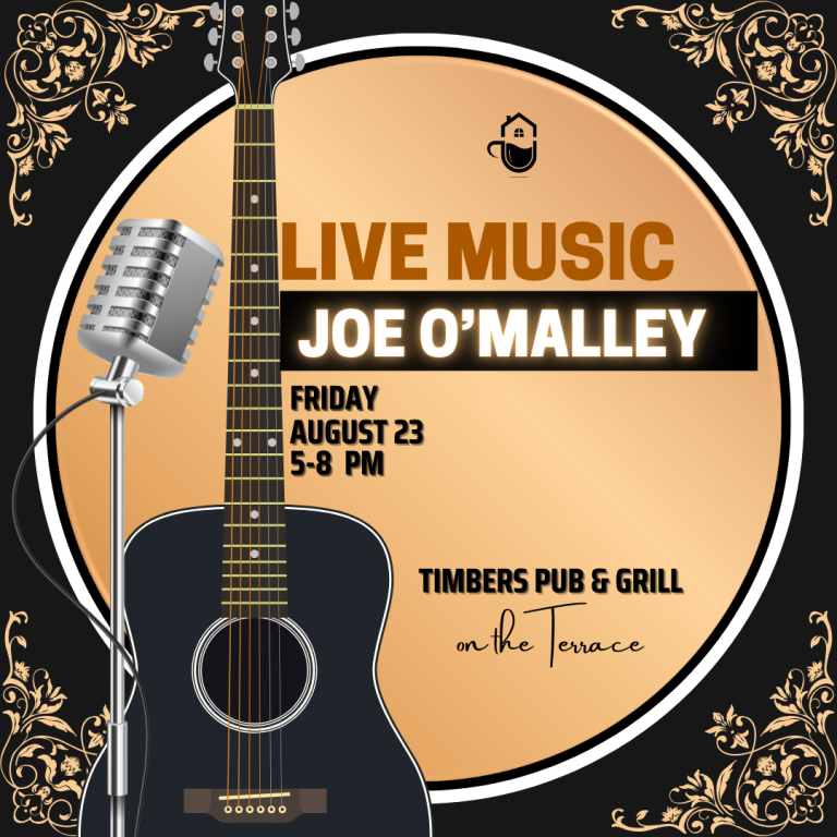 8/23 live music with joe o’malley