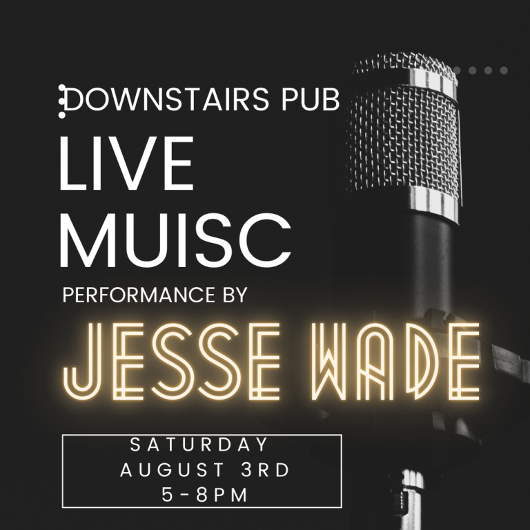 8/3 LIVE MUSIC with jesse Wade