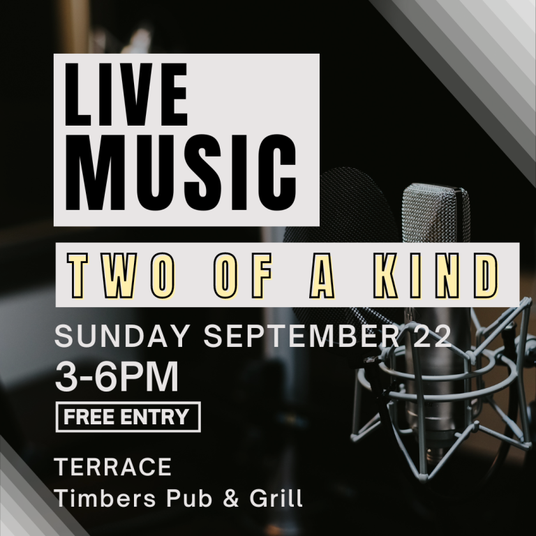 9/22 LIVE MUSIC WITH TWO OF A KIND DUO