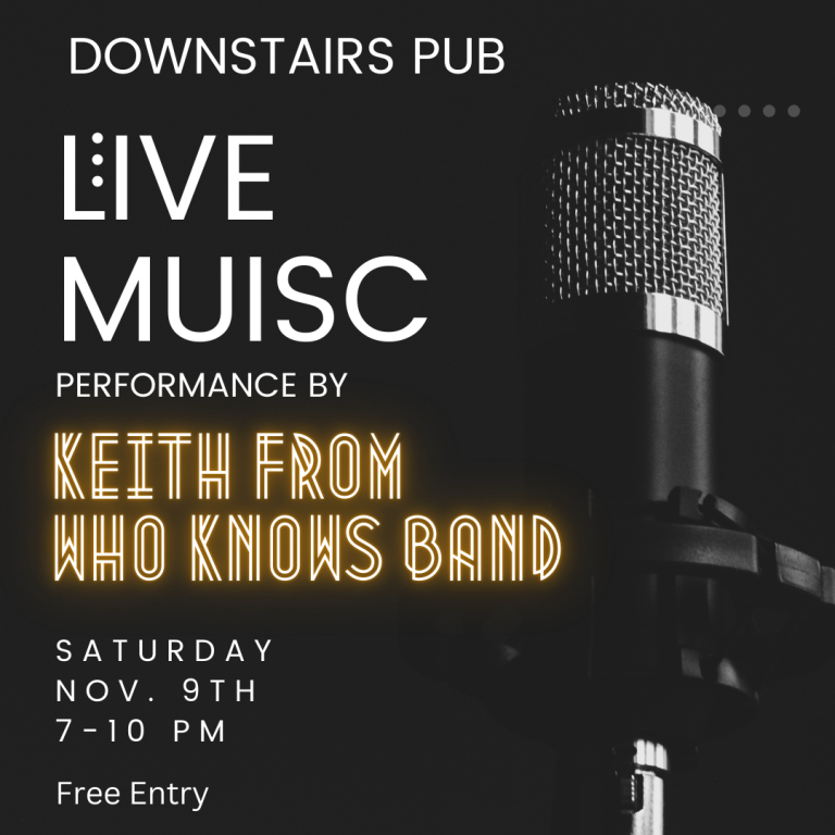 11/9-live music with “Who knows band” duo