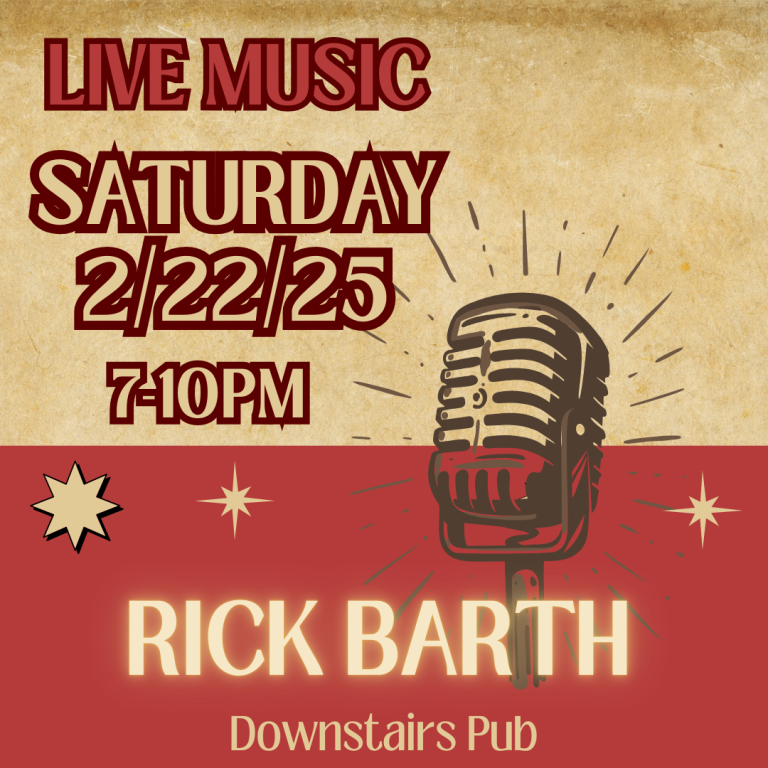 2/22/25 LIVE MUSIC WITH RICK BARTH