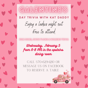 “Gal” entines Trivia 2/5/25