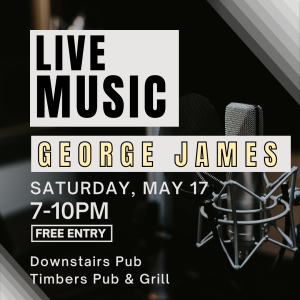 5/17- LIVE MUSIC WITH GEORGE JAMES
