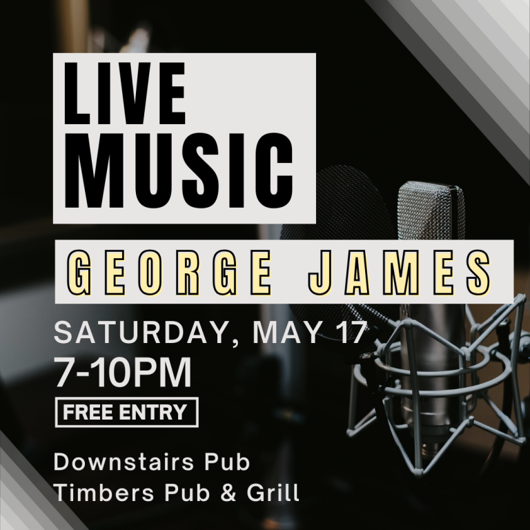 5/17- LIVE MUSIC WITH GEORGE JAMES