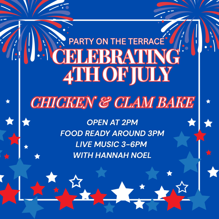 4TH OF JULY PARTY- CHICKEN AND CLAM BAKE