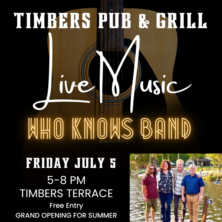 7/5 LIVE MUSIC WITH THE “WHO KNOWS BAND”