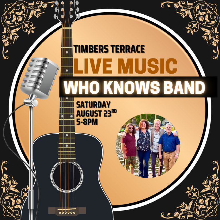 8/23/25 LIVE MUSIC WITH “WHO KNOWS BAND”