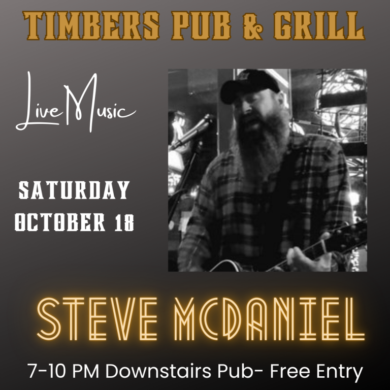 10/18/25 LIVE MUSIC WITH STEVE MCDANIEL