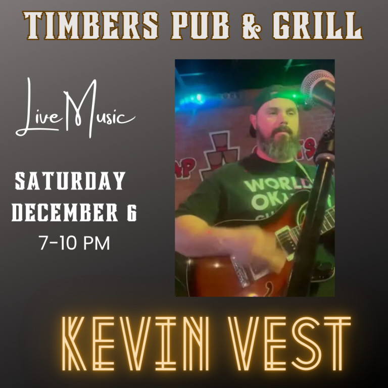 12/6/25 live music with kevin vest