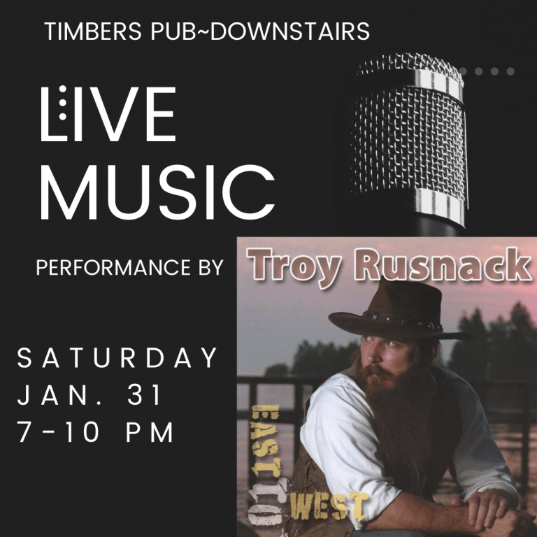 1/31/25 LIVE MUSIC WITH TROY RUSNACK
