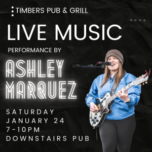 1/24/25 LIVE MUSIC WITH ASHLEY MARQUEZ