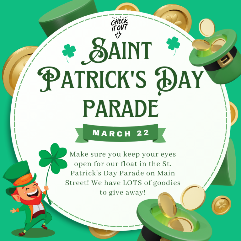 3/22 ST. PATRICK’S DAY PARADE