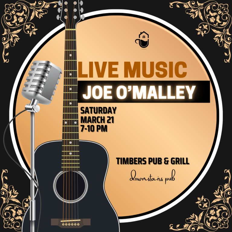 3/21 live music with joe o’malley
