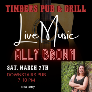 3/7/27 LIVE MUSIC WITH ALLY BROWN