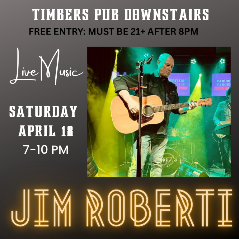 4/18/26 LIVE MUSIC WITH JIM ROBERTI