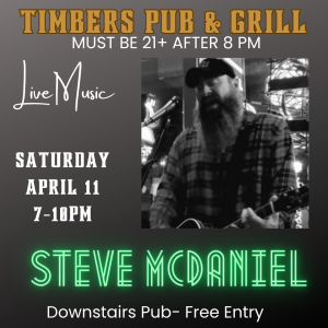 4/11/26 LIVE MUSIC WITH STEVE MCDANIEL