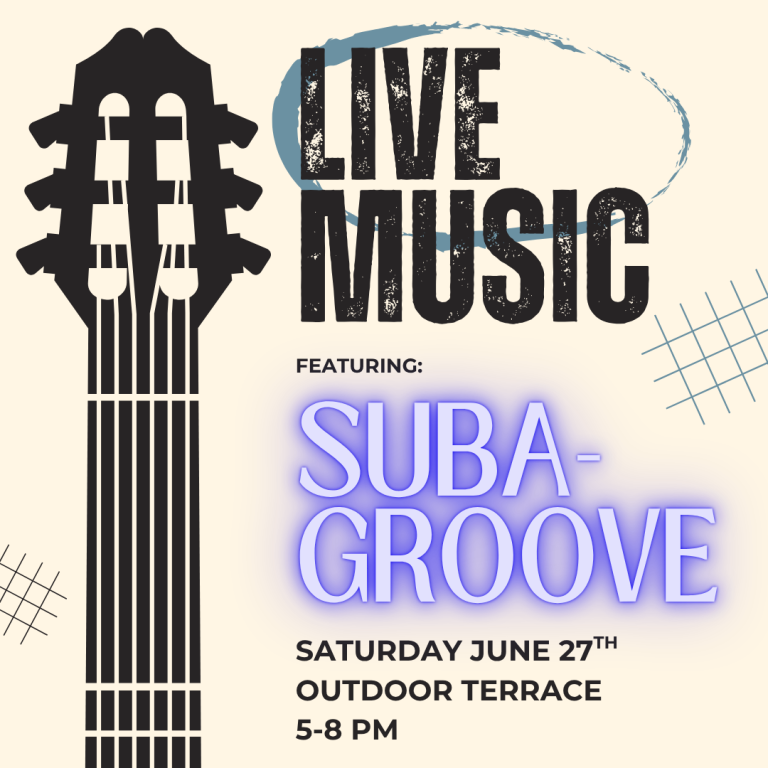 6/27/26 LIVE MUSIC WITH SUBAGROOVE