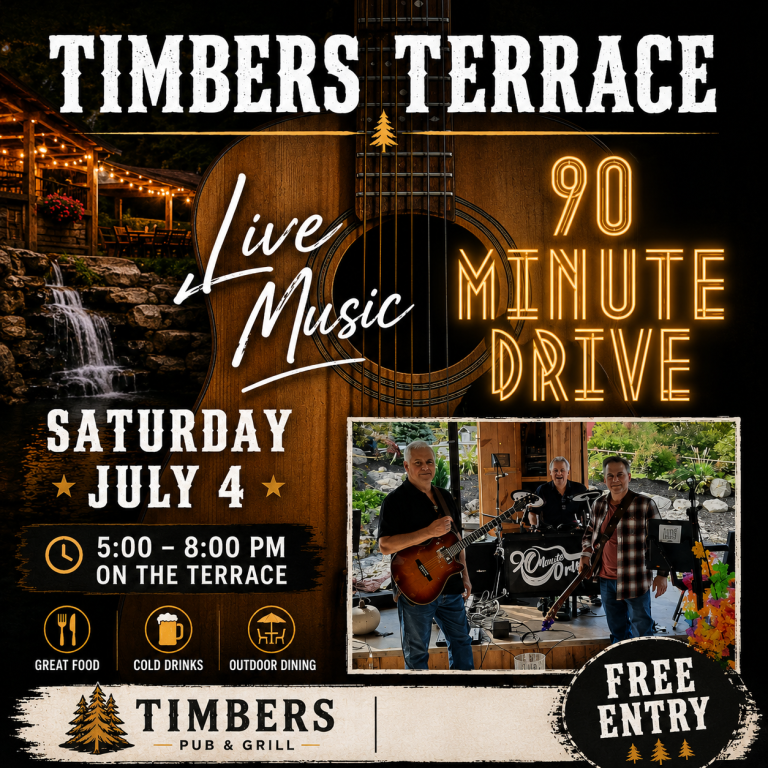 7/4/26 LIVE MUSIC WITH 90 MINUTE DRIVE