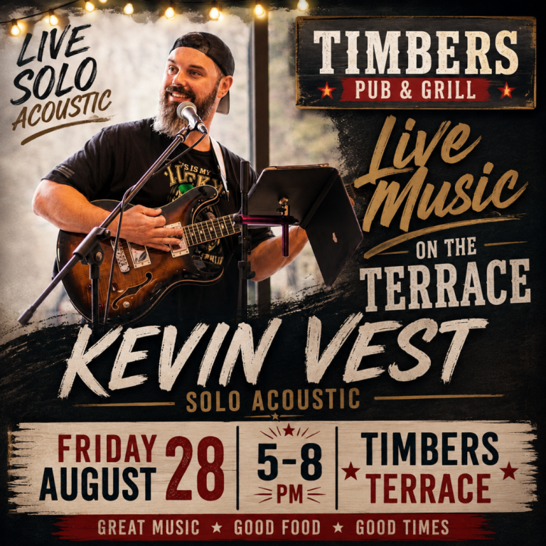8/28/26 LIVE MUSIC WITH KEVIN VEST