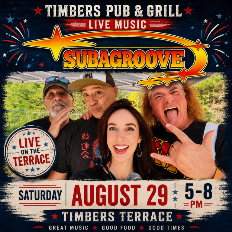 8/29/26 LIVE MUSIC WITH SUBAGROOVE