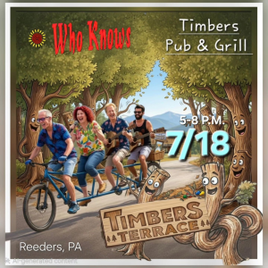 7/18 LIVE MUSIC WITH “wHO KNOWS BAND”